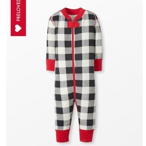 Hanna Andersson Holiday Family Matching Pajamas, Plaid Sleeper (6-12m)